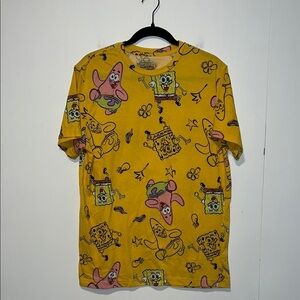 Nickelodeon Sponge Bob Square Pants Short Sleeve T-shirt Q49